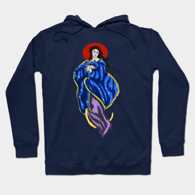 Our Lady of Japan Hoodie by HappyRandomArt